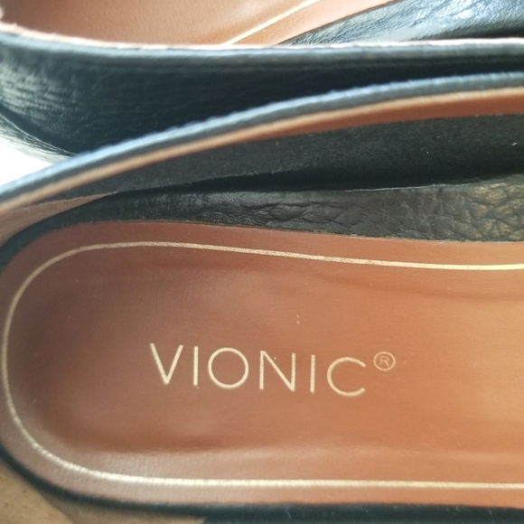 Vionic Women's Noah Genuine Leather Toe Flats Casual Classy Classic EUC 7.5 - Picture 2 of 13